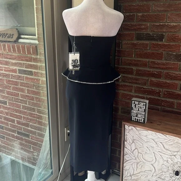 Chiara Boni La Petite Robe Terenzia Strapless Dress size 40/US 4 NWT - Picture 7 of 8